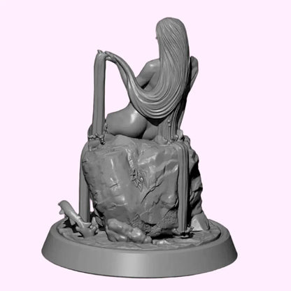 1/18 100mm 3D Print Model Kit Beautiful Girl Elf Enchantress Unpainted