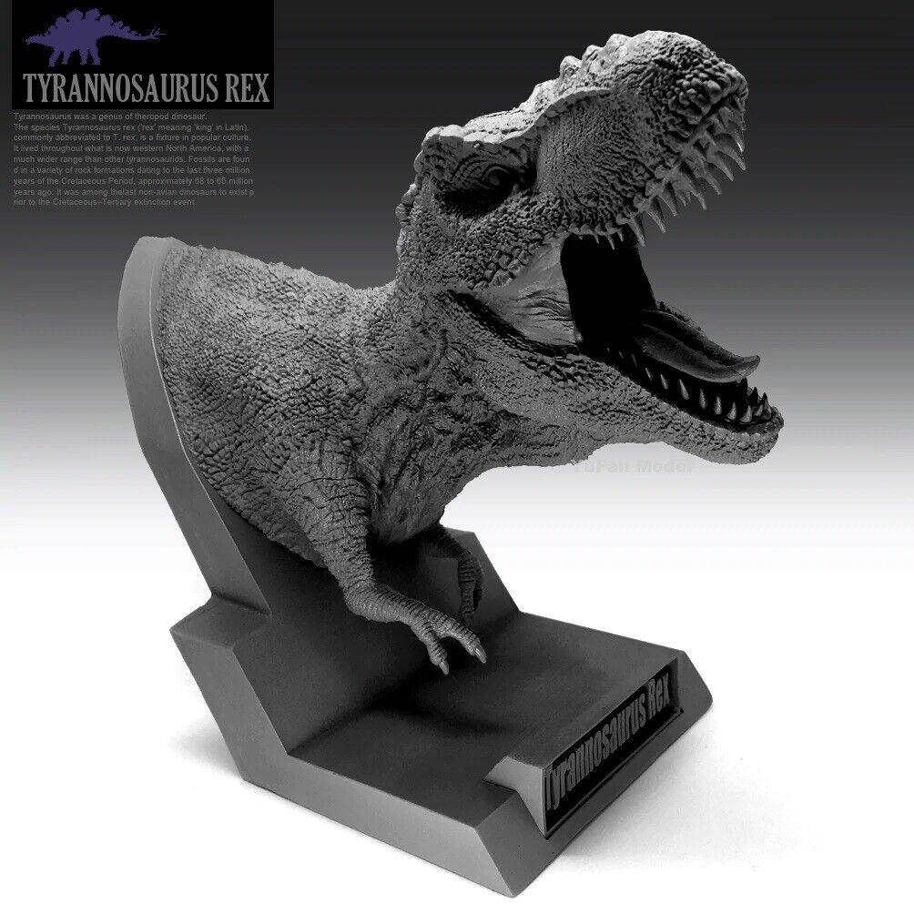 145mm Resin Model Kit Bust Of Tyrannosaurus's Rex Dinosaur Unpainted - Model-Fan-Store