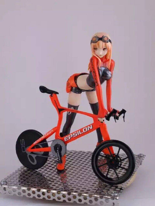150mm Resin Model Kit Beautiful Beautiful Girl on a Bicycle Anime Unpainted - Model-Fan-Store