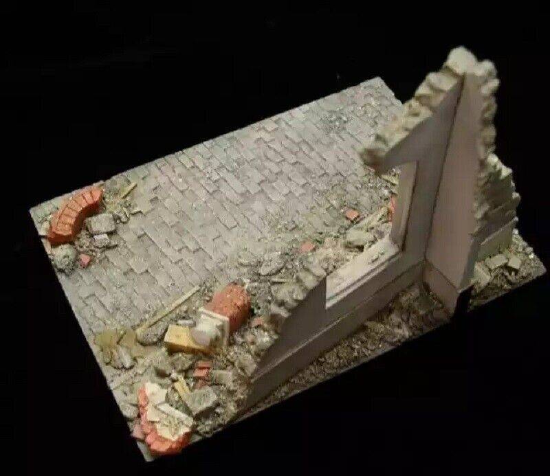 150x110x110mm BASE Resin Model Kit European Ruins WW2 Unpainted - Model-Fan-Store