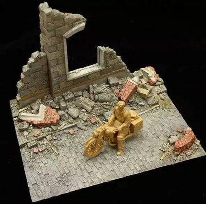 150x110x110mm BASE Resin Model Kit European Ruins WW2 Unpainted - Model-Fan-Store