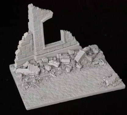 150x110x110mm BASE Resin Model Kit European Ruins WW2 Unpainted - Model-Fan-Store