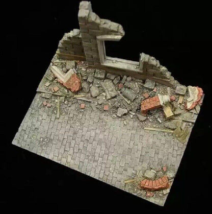 150x110x110mm BASE Resin Model Kit European Ruins WW2 Unpainted - Model-Fan-Store