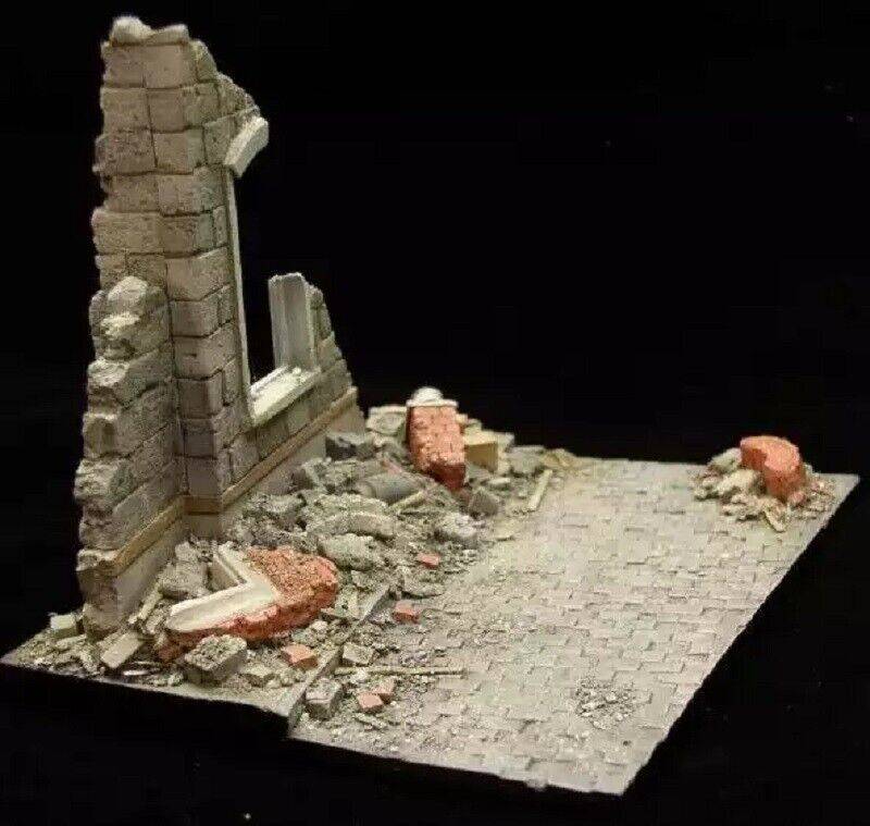 150x110x110mm BASE Resin Model Kit European Ruins WW2 Unpainted - Model-Fan-Store