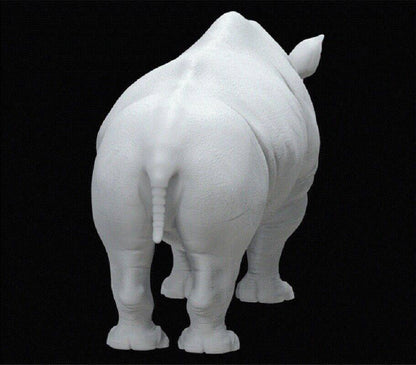 180mm 3D Print Model Kit Animal Rhinoceros Rhino Unpainted - Model-Fan-Store
