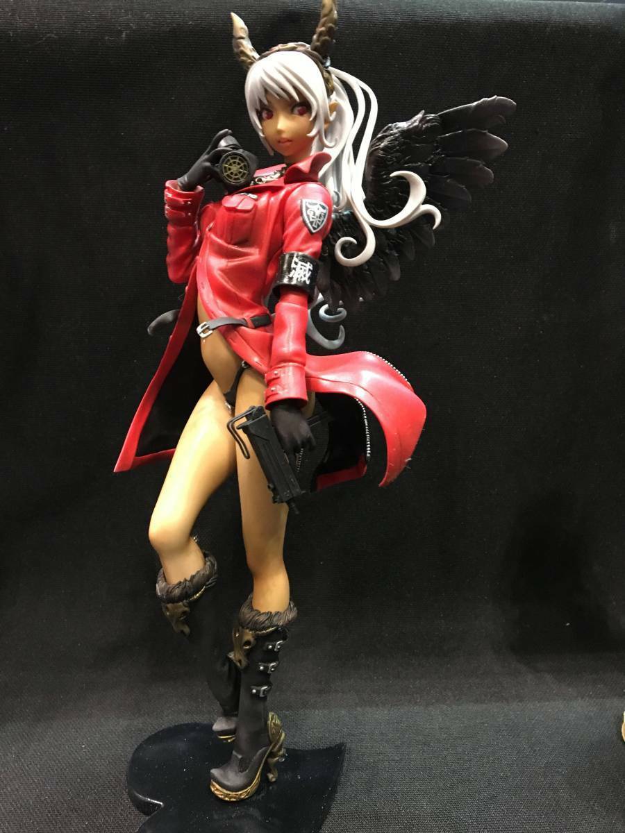 270mm Resin Model Kit Beautiful Girl Woman Devil Anime Shooter Unpainted - Model-Fan-Store