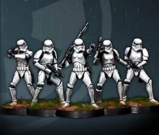 30mm Resin Model Kit Star Wars Stormtrooper Squad Unpainted - Model-Fan-Store