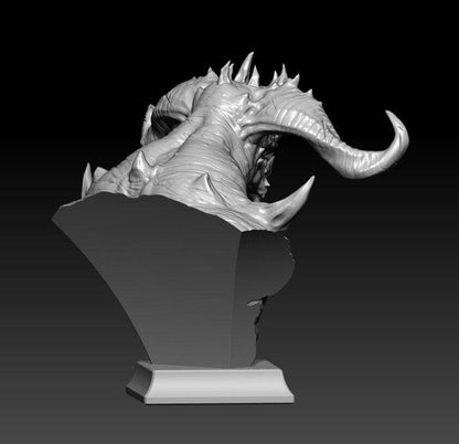 50mm BUST Resin Model Kit Demon Balrog Unpainted - Model-Fan-Store