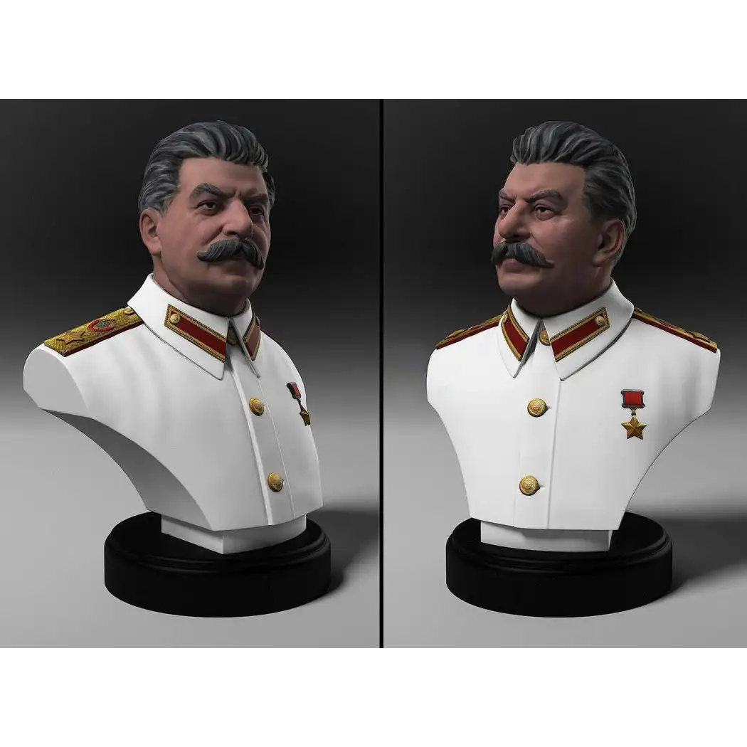 Stalin Model 1/12 BUST 50mm 3D Print Model Kit Joseph Stalin WW2 Unpainted – Model ...