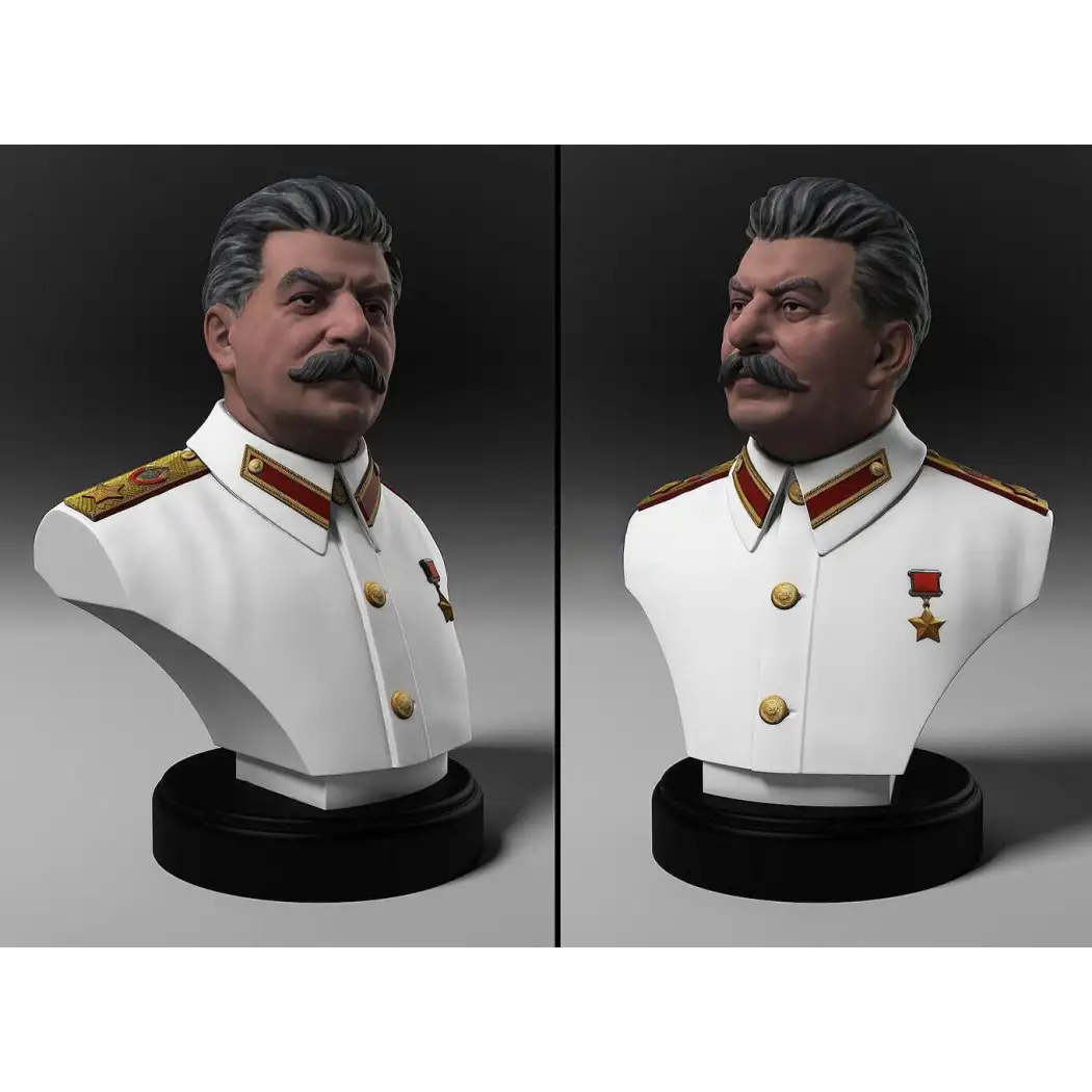 50mm BUST Resin Model Kit Joseph Stalin WW2 Unpainted - Model-Fan-Store