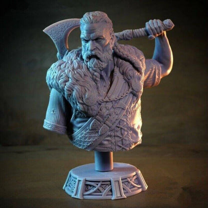 58mm BUST Resin Model Kit Warrior Barbarian Viking Unpainted - Model-Fan-Store