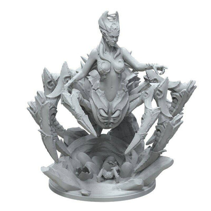 60mm 3D Print Model Kit Beautiful Girl Woman Queen of Monsters Unpainted - Model-Fan-Store