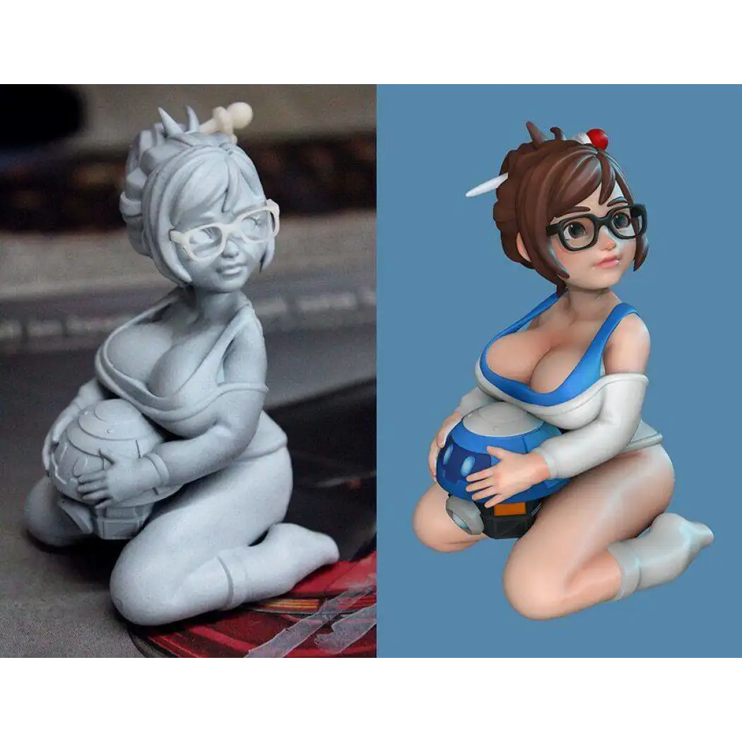 60mm 3D Print Model Kit Japanese Girl Unpainted - Model-Fan-Store