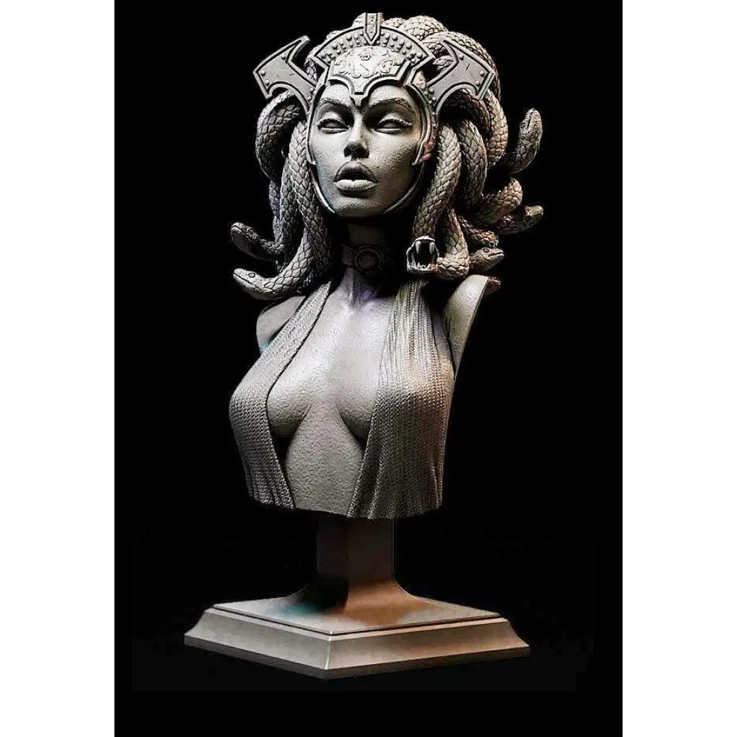 60mm BUST 3D Print Model Kit Beautiful Girl Medusa Fantasy Unpainted - Model-Fan-Store