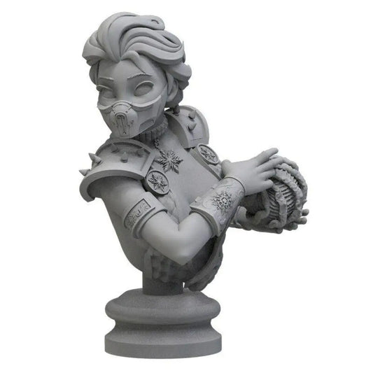 60mm BUST 3D Print Model Kit Beautiful Girl Woman Unpainted - Model-Fan-Store