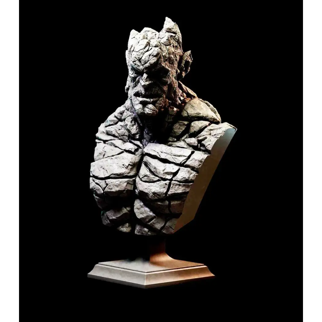 60mm BUST 3D Print Model Kit Stone Golem Warrior Barbarian Unpainted - Model-Fan-Store