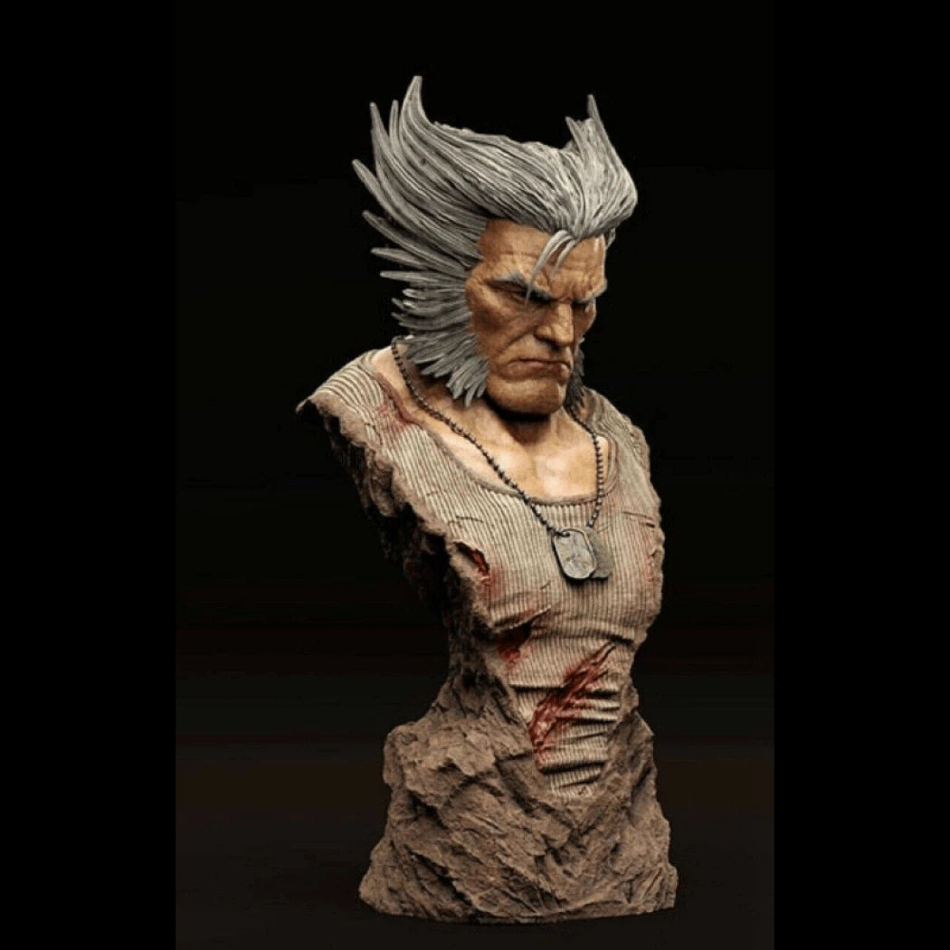 60mm BUST 3D Print Superhero Model Kit Werewolf Man Unpainted