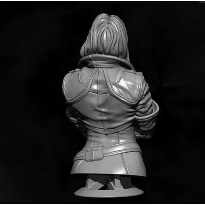 60mm BUST 3D Print Superhero Model Kit Woman Beautiful Girl Unpainted - Model-Fan-Store