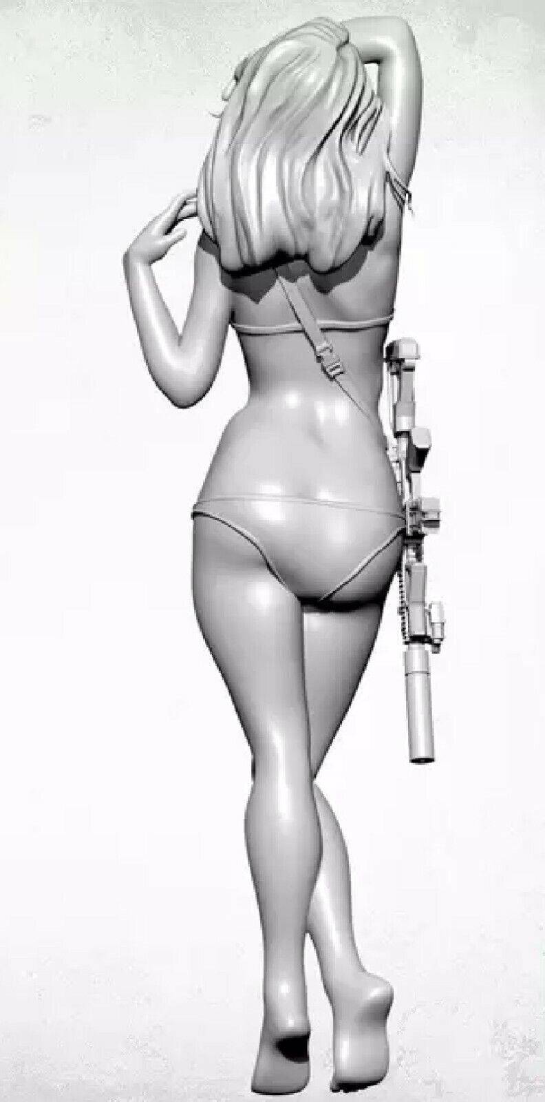 60mm Resin Model Kit Beautiful Beautiful Girl Bikini Unpainted - Model-Fan-Store