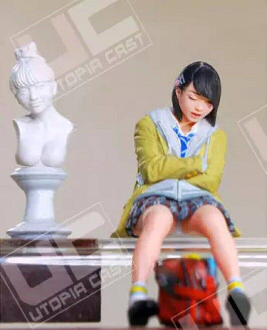 70mm Resin Model Kit Asian Sleeping Girl Unpainted - Model-Fan-Store