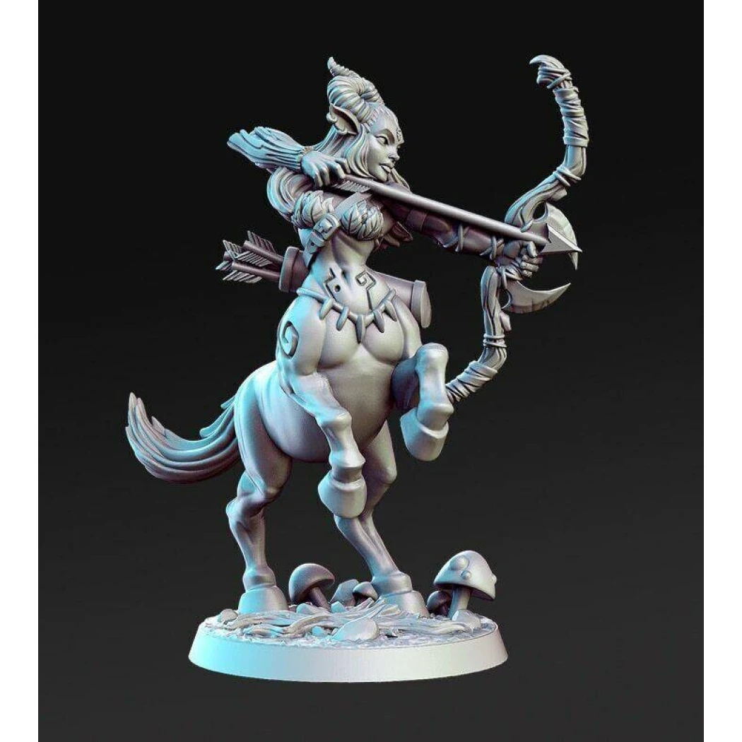 75mm Resin Model Kit Beautiful Girl Archer Centaur Unpainted - Model-Fan-Store