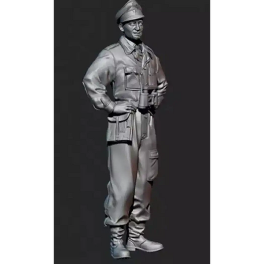 75mm Resin Model Kit German Officer Infantry WW2 Unpainted - Model-Fan-Store