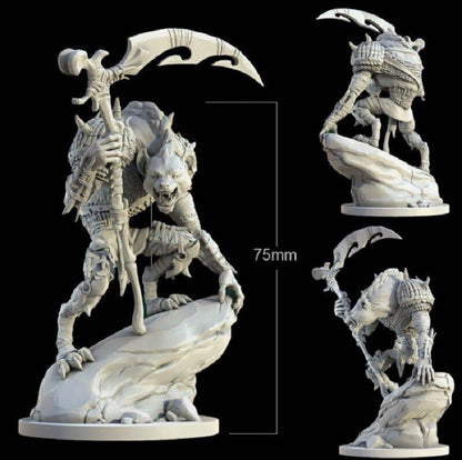 75mm Resin Model Kit Warrior Hyena Unpainted - Model-Fan-Store