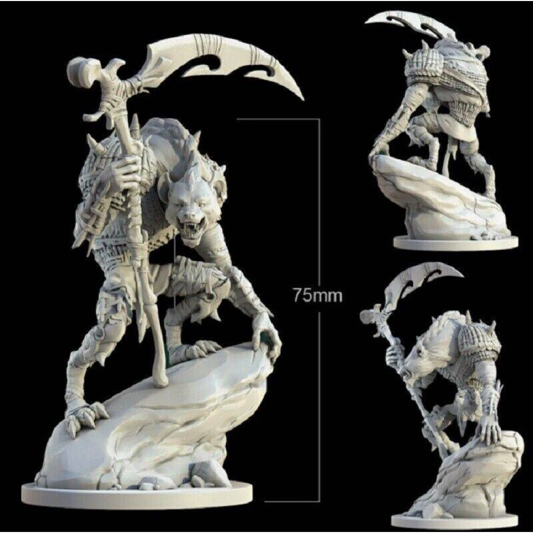 75mm Resin Model Kit Warrior Hyena Unpainted - Model-Fan-Store