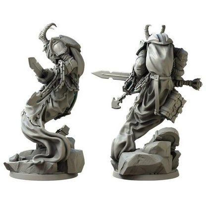 75mm Resin Model Kit Warrior Necromancer Guardian Unpainted - Model-Fan-Store