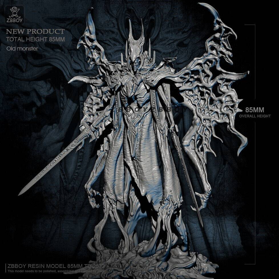 85mm Resin Model Kit Demon Warrior Servant Unpainted Unassembled - Model-Fan-Store