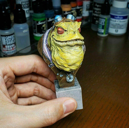 1/10 BUST 65mm Resin Model Kit Pilot Toad Frog Jabba Fairy Tales Unpainted