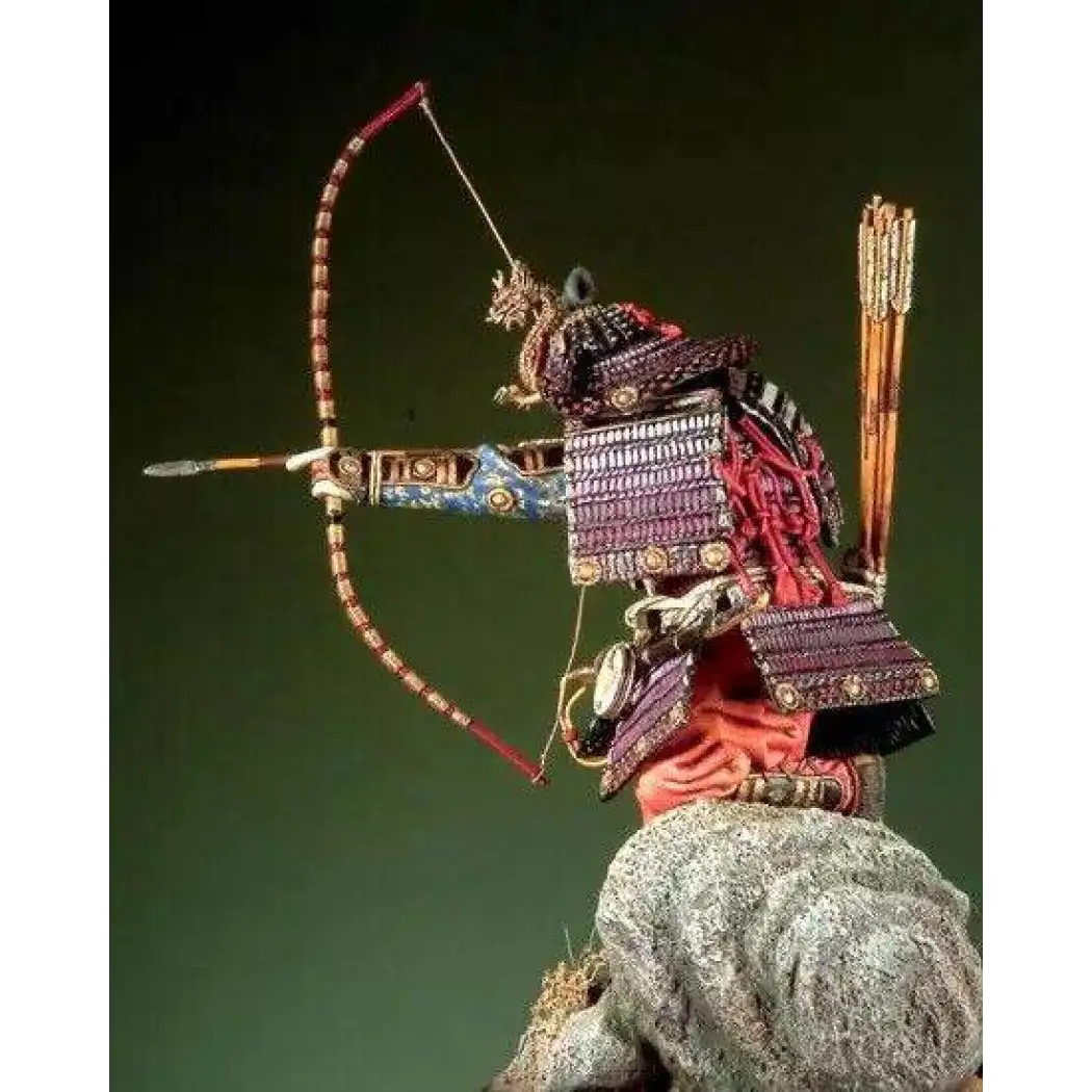 90mm Resin Model Kit Japanese Samurai Generals Archer Warrior Unpainted - Model-Fan-Store