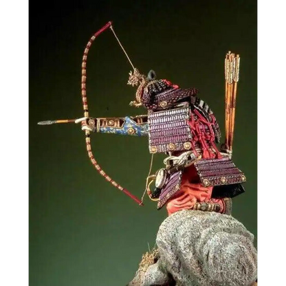 90mm Resin Model Kit Japanese Samurai Generals Archer Warrior Unpainted - Model-Fan-Store