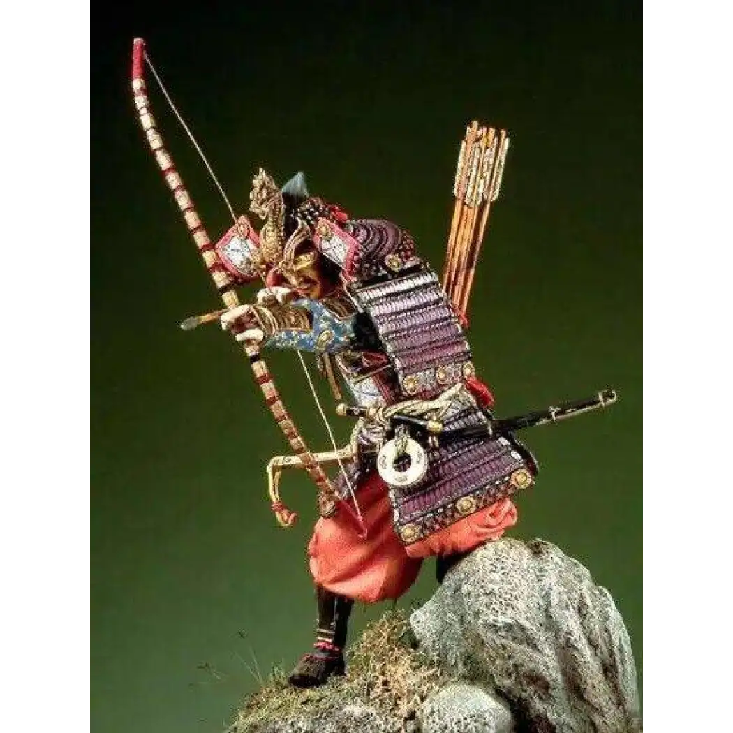 90mm Resin Model Kit Japanese Samurai Generals Archer Warrior Unpainted - Model-Fan-Store