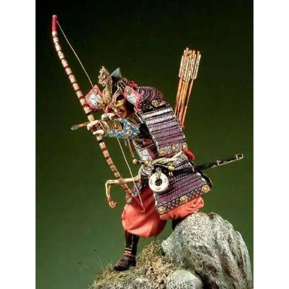 90mm Resin Model Kit Japanese Samurai Generals Archer Warrior Unpainted - Model-Fan-Store