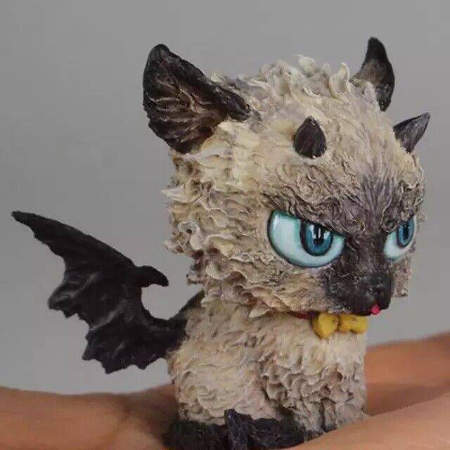 Resin Model Kit Animal Devil Devil Cat Kid Bes Unpainted - Model-Fan-Store