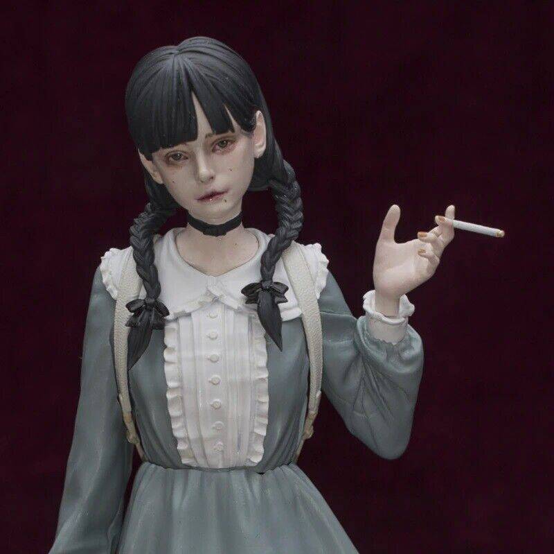 Resin Model Kit Girl Smoking Fantasy Unpainted - Model-Fan-Store