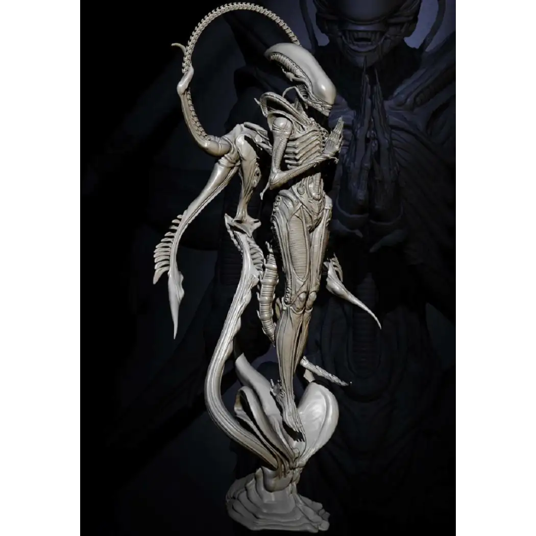 1/16 110mm Resin Model Kit Warrior Alien Monster Unpainted - Model-Fan-Store