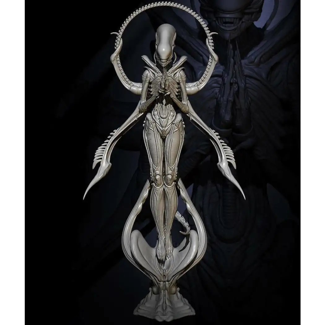 1/16 110mm Resin Model Kit Warrior Alien Monster Unpainted - Model-Fan-Store