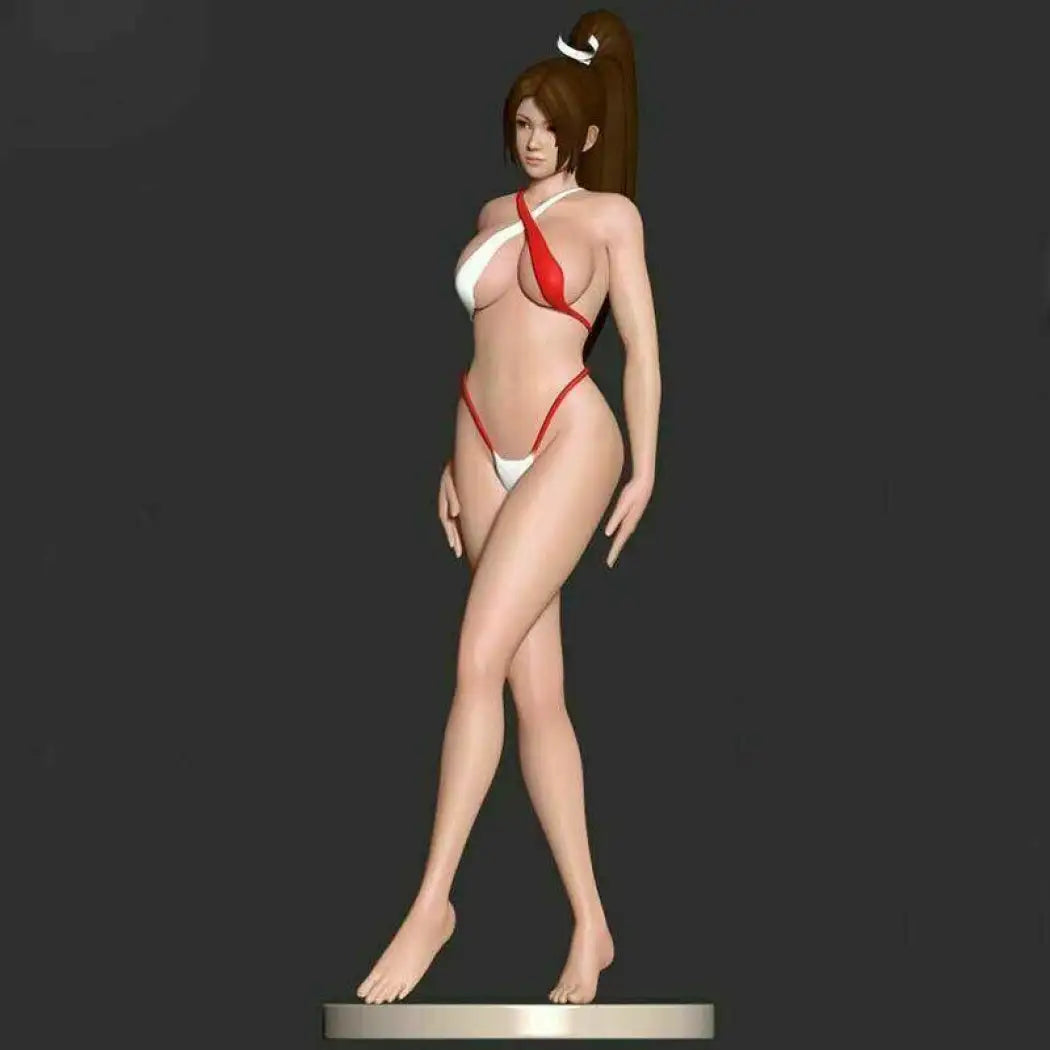 1/18 100mm 3D Print Model Kit Asian Nudes Beautiful Girl Woman Bikini Unpainted - Model-Fan-Store