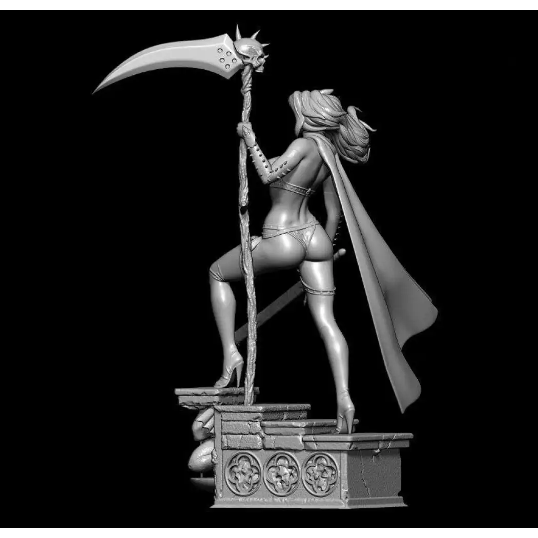 1/18 100mm 3D Print model Kit Beautiful Girl Warrior Barbarian Unpainted - Model-Fan-Store