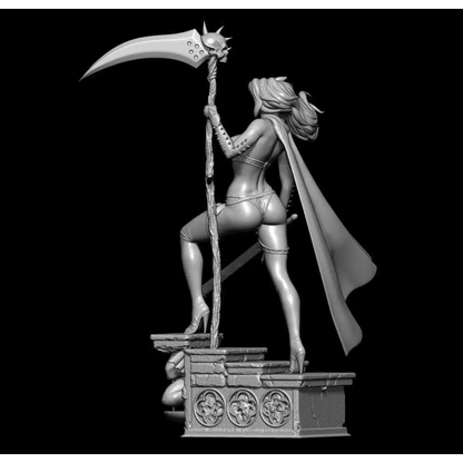 1/18 100mm 3D Print model Kit Beautiful Girl Warrior Barbarian Unpainted - Model-Fan-Store