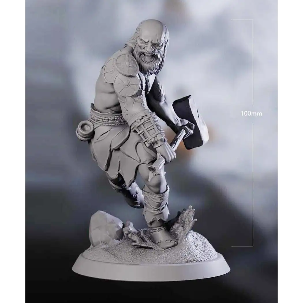 1/18 100mm 3D Print Model Kit Barbarian Warrior Unpainted – Model-Fan-Store
