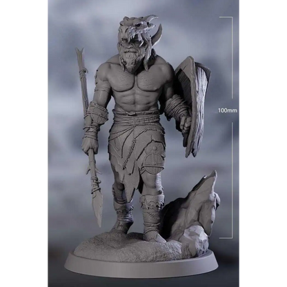 1/18 100mm 3D Print Model Kit Barbarian Warrior Unpainted - Model-Fan-Store