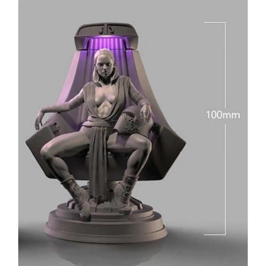 1/18 100mm 3D Print Model Kit Beautiful Girl Star Wars Skywalker Unpainted - Model-Fan-Store