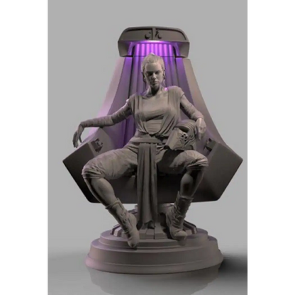 1/18 100mm 3D Print Model Kit Beautiful Girl Star Wars Skywalker Unpainted - Model-Fan-Store