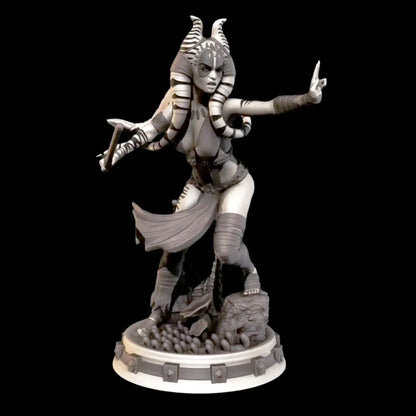 1/18 100mm 3D Print Model Kit Beautiful Girl Twi'lek Star Wars Unpainted