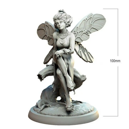 1/18 100mm 3D Print Model Kit Beautiful Girl Woman Fairy Unpainted - Model-Fan-Store