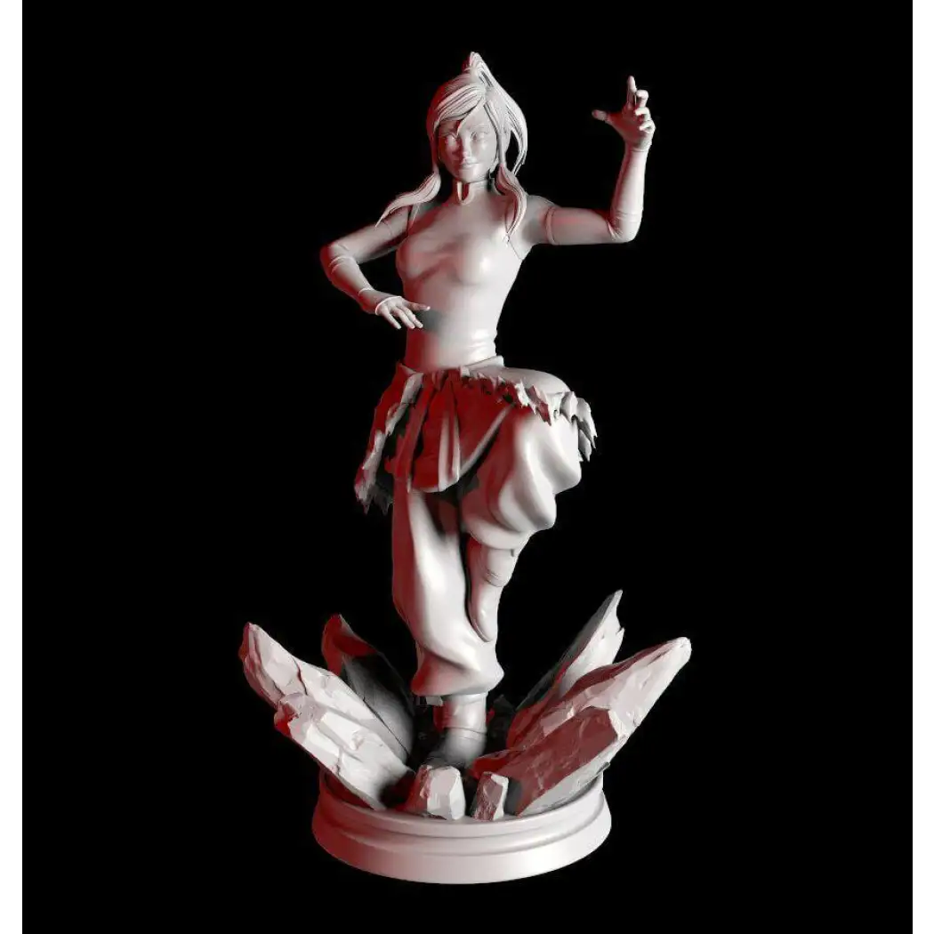 1/18 100mm 3D Print Model Kit Beautiful Girl Woman Fighter Unpainted A28 - Model-Fan-Store