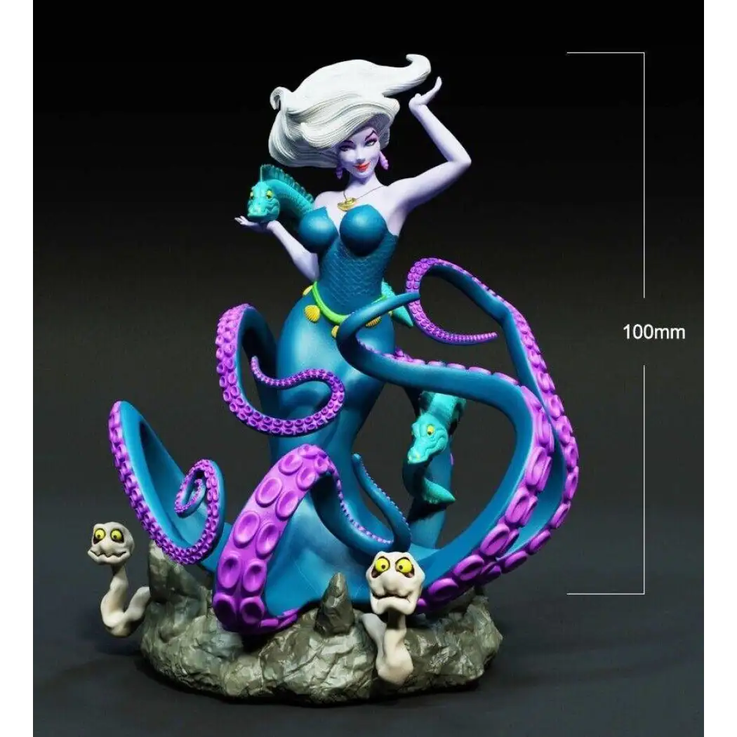 1/18 100mm 3D Print Model Kit Beautiful Girl Woman Octopus Unpainted - Model-Fan-Store